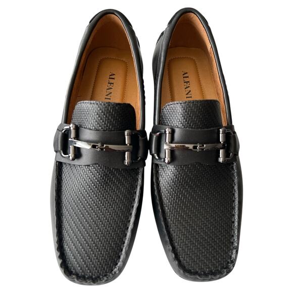 Alfani Black Driver Bit Moc-Toe Len Toe Loafers Shoes, 7M - Picture 1 of 8